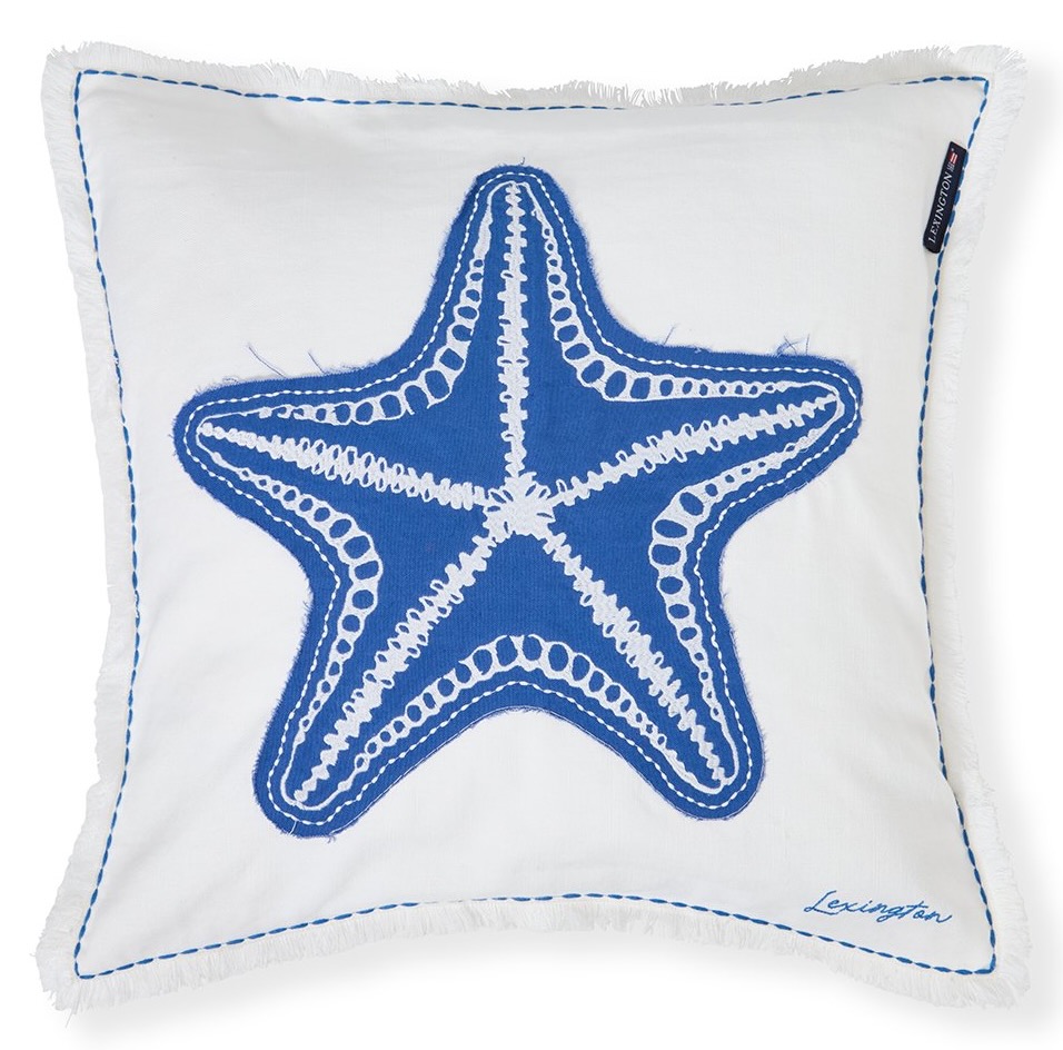 Lexington Kissenbezug Seestern blau/weiß 50x50 cm Lexington Kissenbezug Seestern blau/weiß 50x50 cm