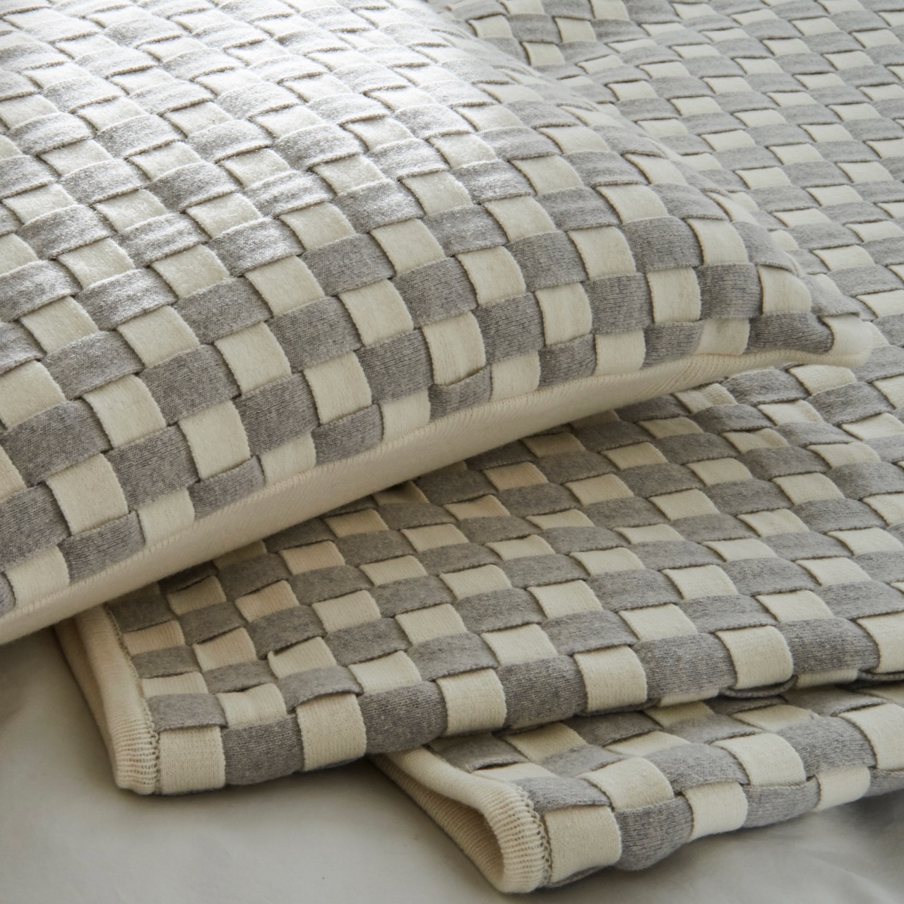 Evelyn Kahle Plaid Manual offwhite/grau