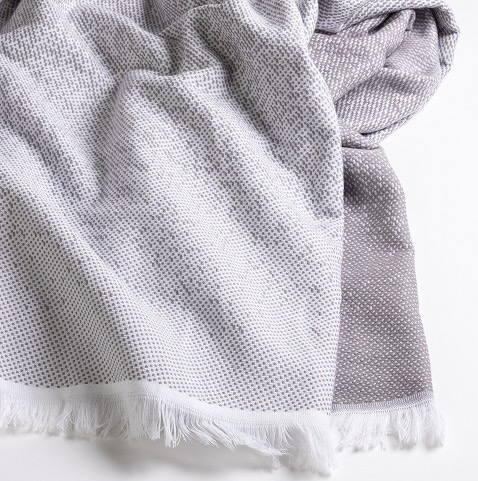 Evelyn Kahle Plaid Monterosso grau/weiß