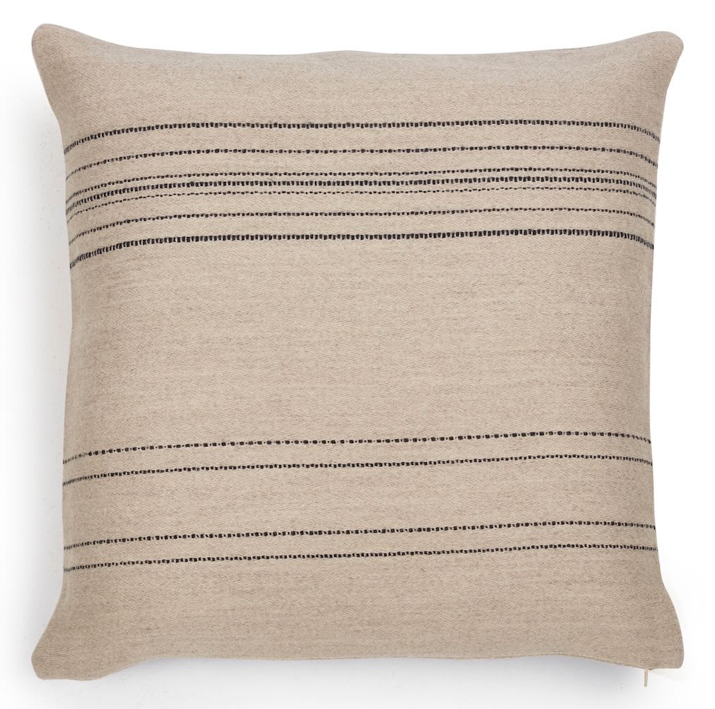 Libeco Kissenbezug Marrakesh Stripe beige/schwarz Libeco Kissenbezug Marrakesh Stripe beige/schwarz