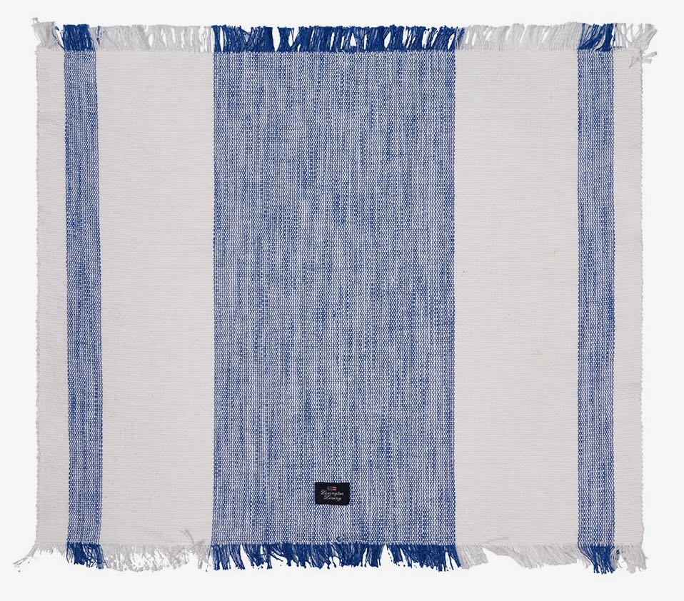 Lexington Tischset Streifen blau/weiß