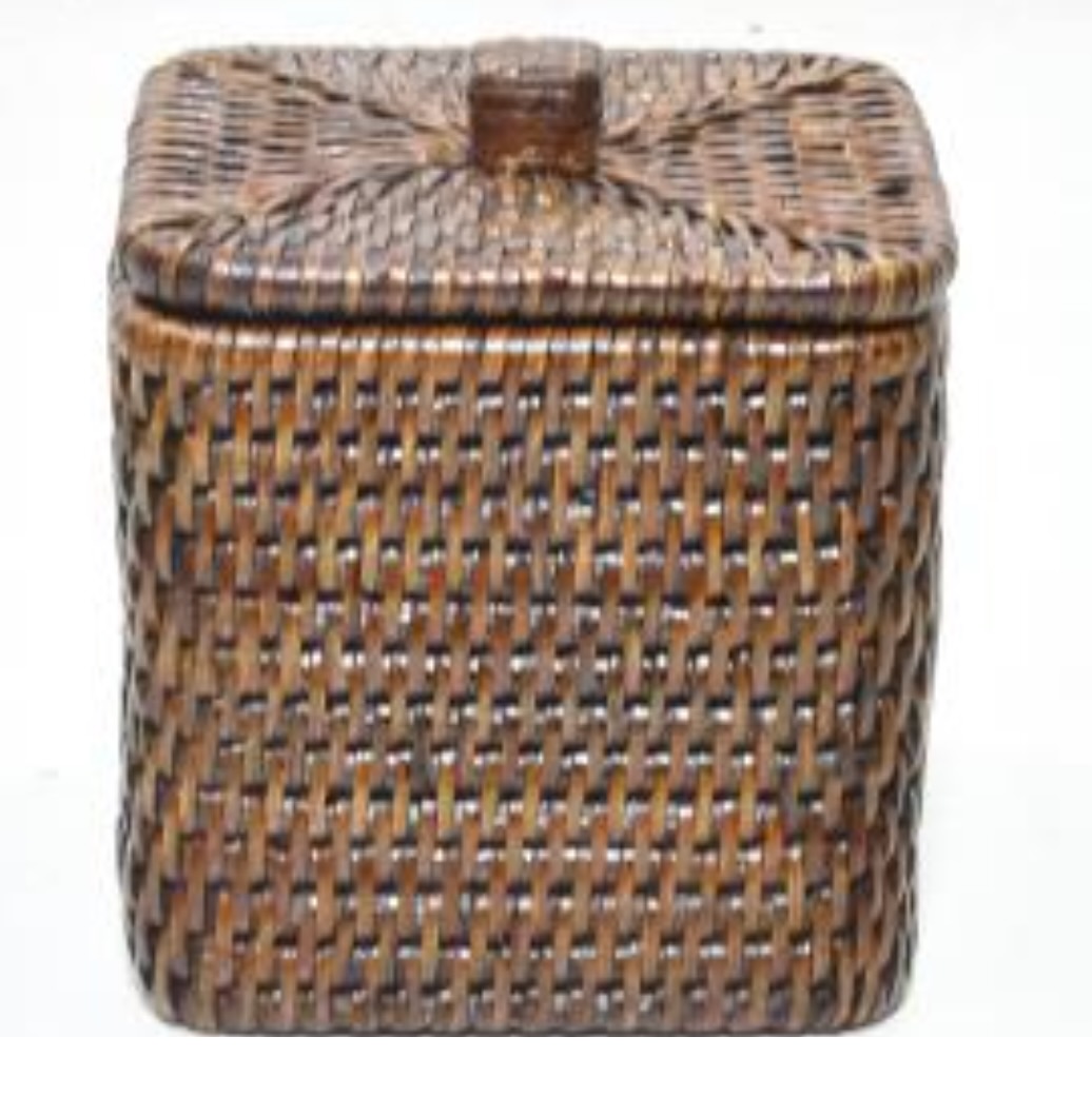 Box mit Deckel Togo braun