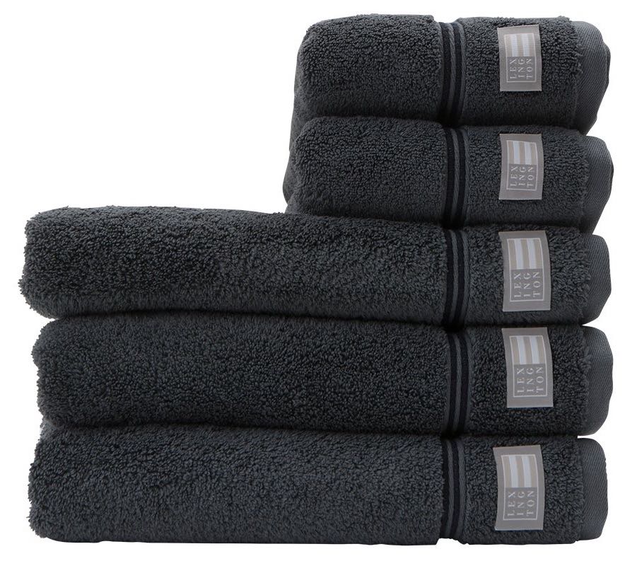 Lexington Handtücher Hotel anthrazit/schwarz Lexington Handtücher Hotel anthrazit/schwarz