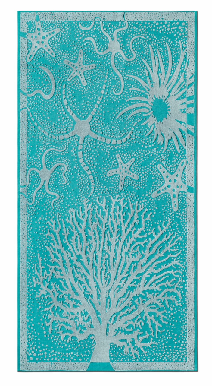Leitner Leinen Strandtuch Neptune Glacier Blue Leitner Leinen Strandtuch Neptune Glacier Blue