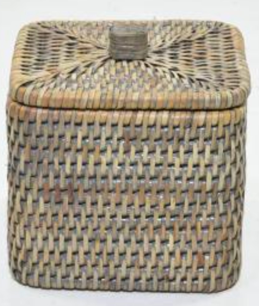 Box mit Deckel Togo grau