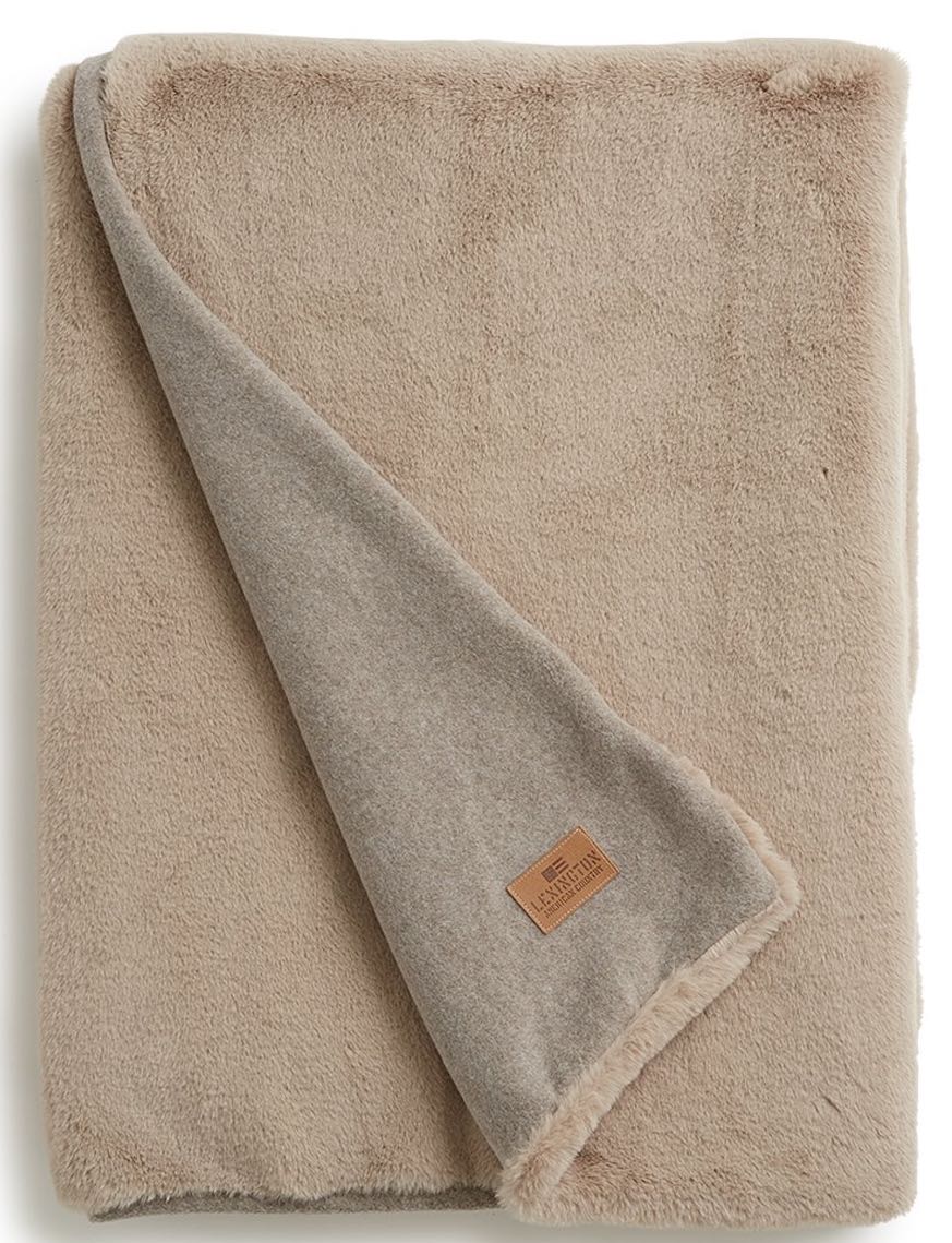 Lexington Plaid Fake Fur beige Lexington Plaid Fake Fur beige