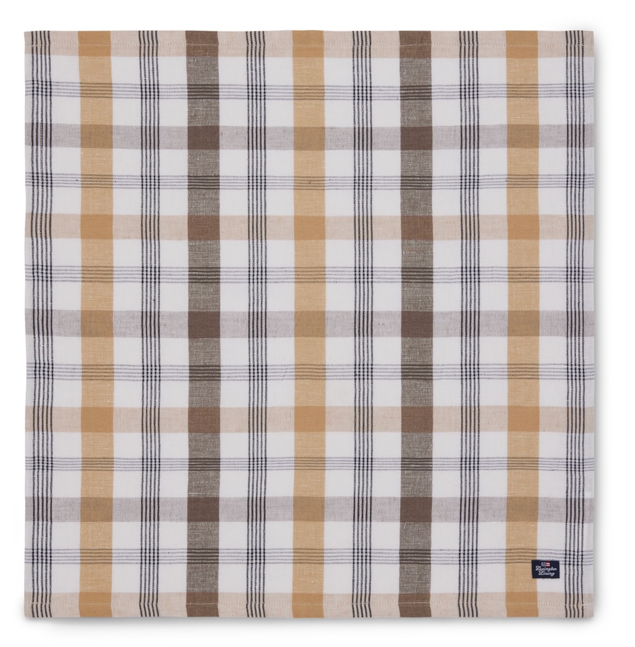 Lexington Serviette Karo oliv/weiß/stone Lexington Serviette Karo oliv/weiß/stone