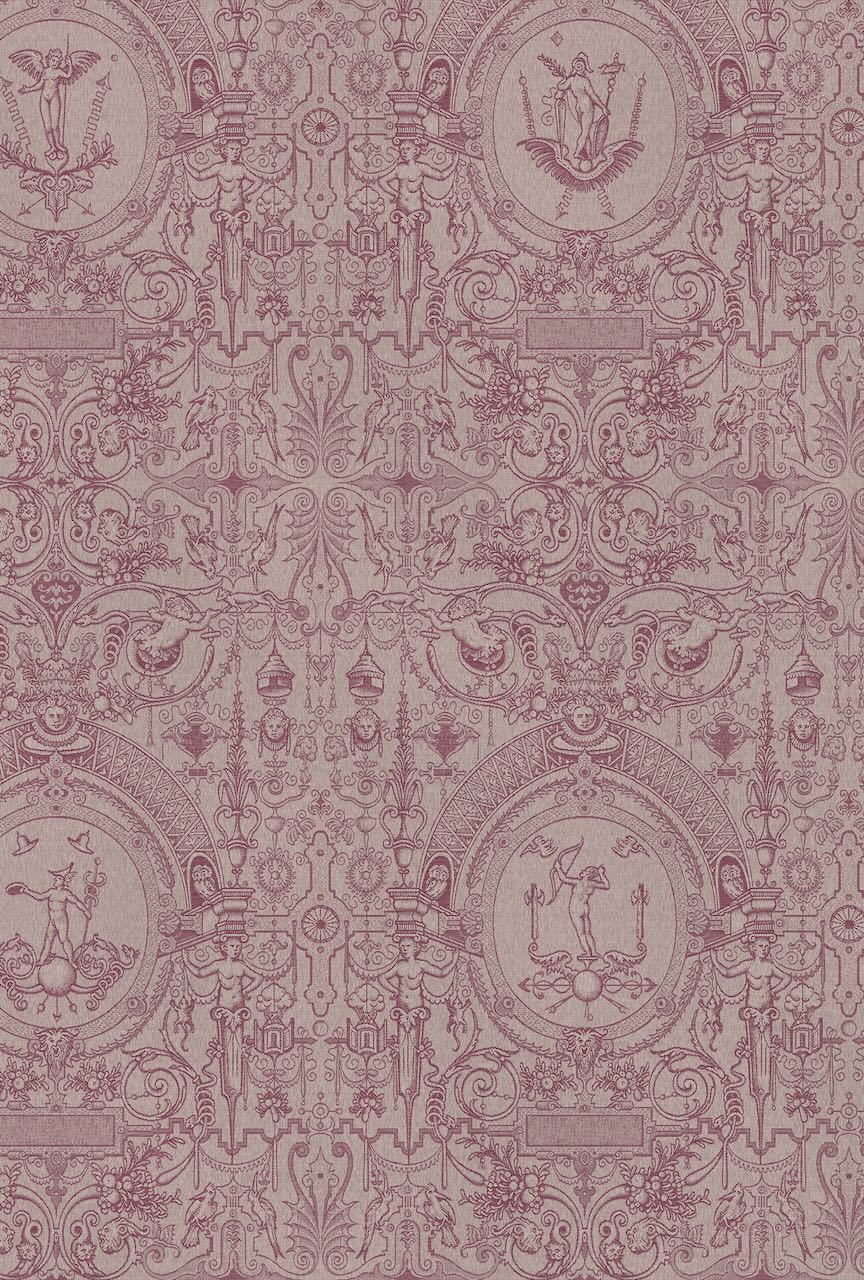Leitner Leinen Bettüberwurf Cartouche