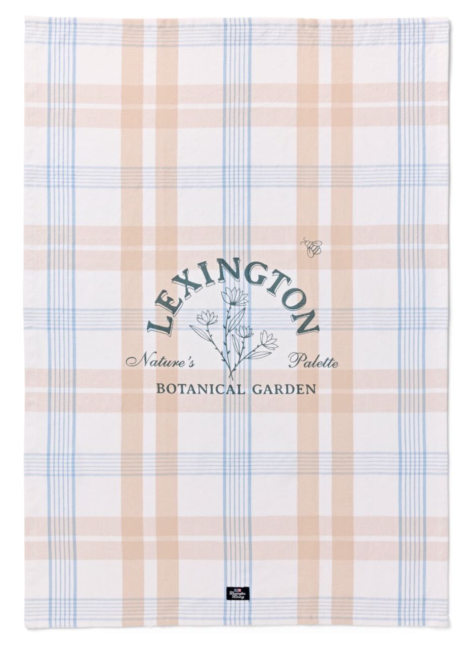 Lexington Geschirrtuch Botanical Garden Karo blau/weiß/beige Lexington Geschirrtuch Botanical Garden Karo blau/weiß/beige