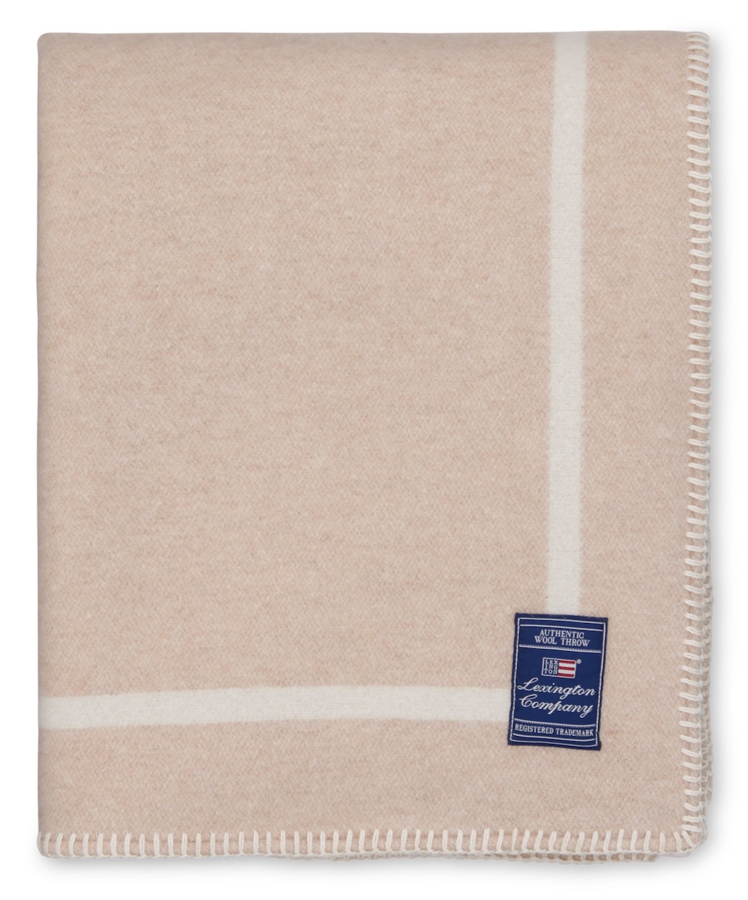 Lexington Decke Bären beige/weiß