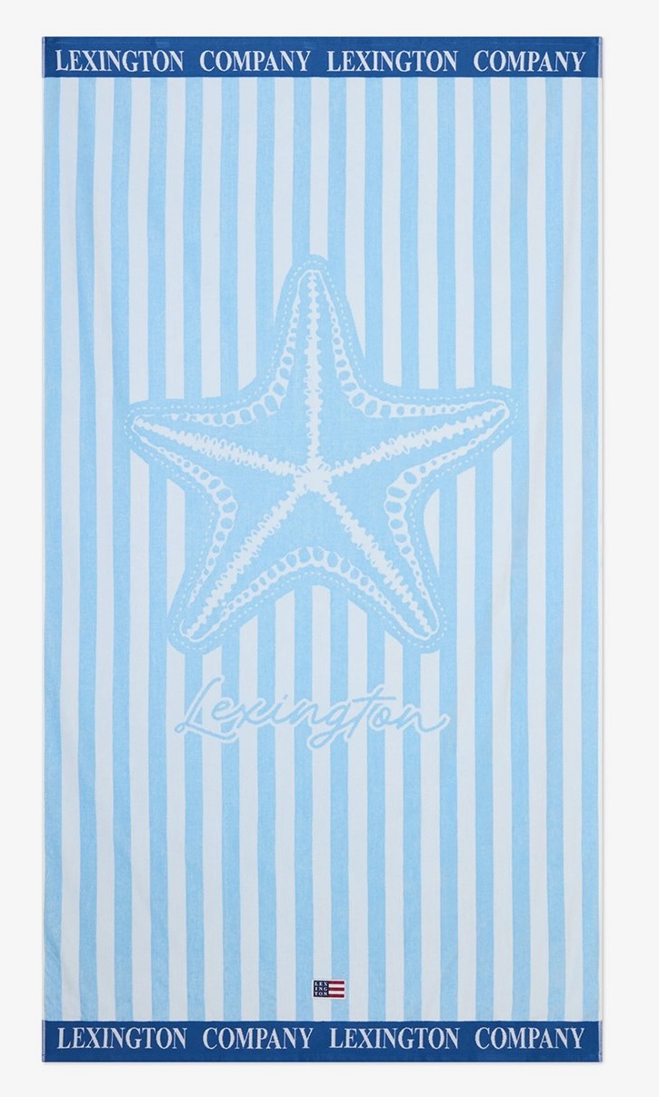 Lexington Strandtuch Seestern blau/weiß Lexington Strandtuch Seestern blau/weiß