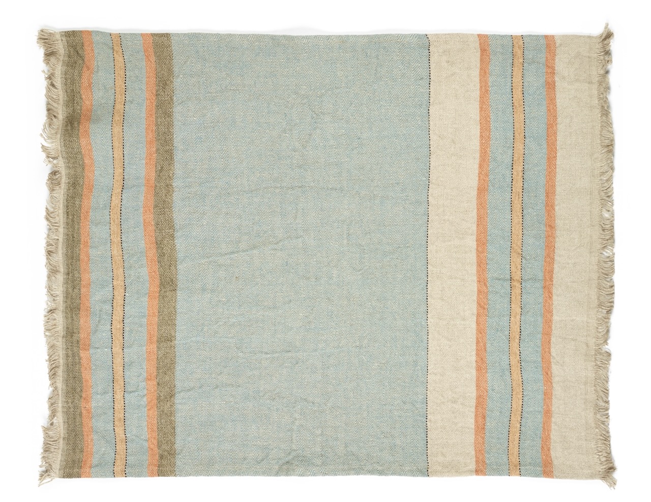 Libeco Tischset Multi Stripe lago/safran/natur Libeco Tischset Multi Stripe lago/safran/natur