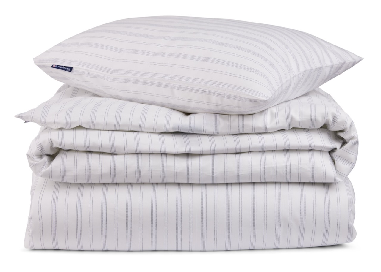 Lexington Bettwäsche-Set Oxford Streifen weiß/rauchblau Lexington Bettwäsche-Set Oxford Streifen weiß/rauchblau