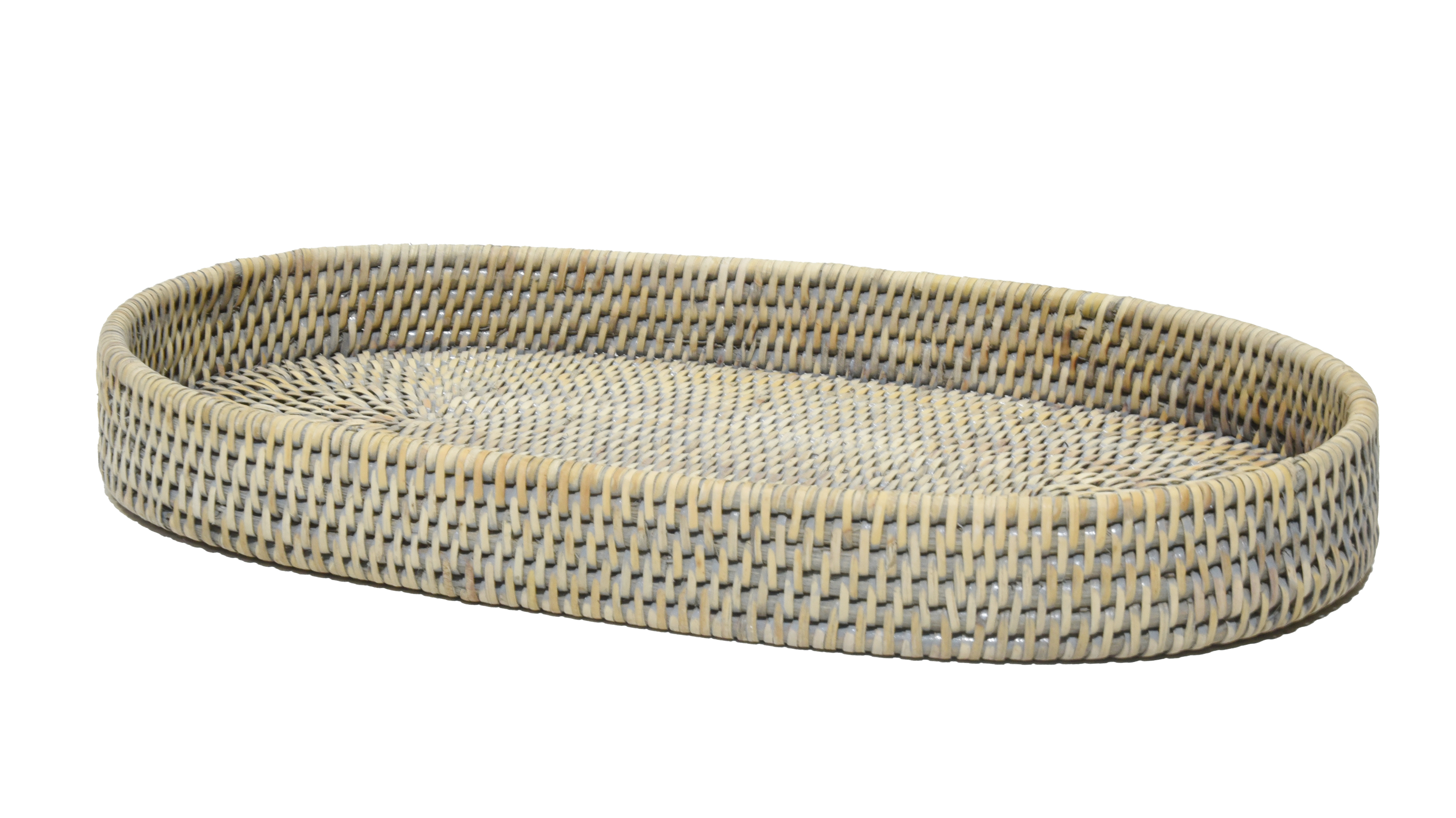 Tablett oval Togo grau Tablett oval Togo grau