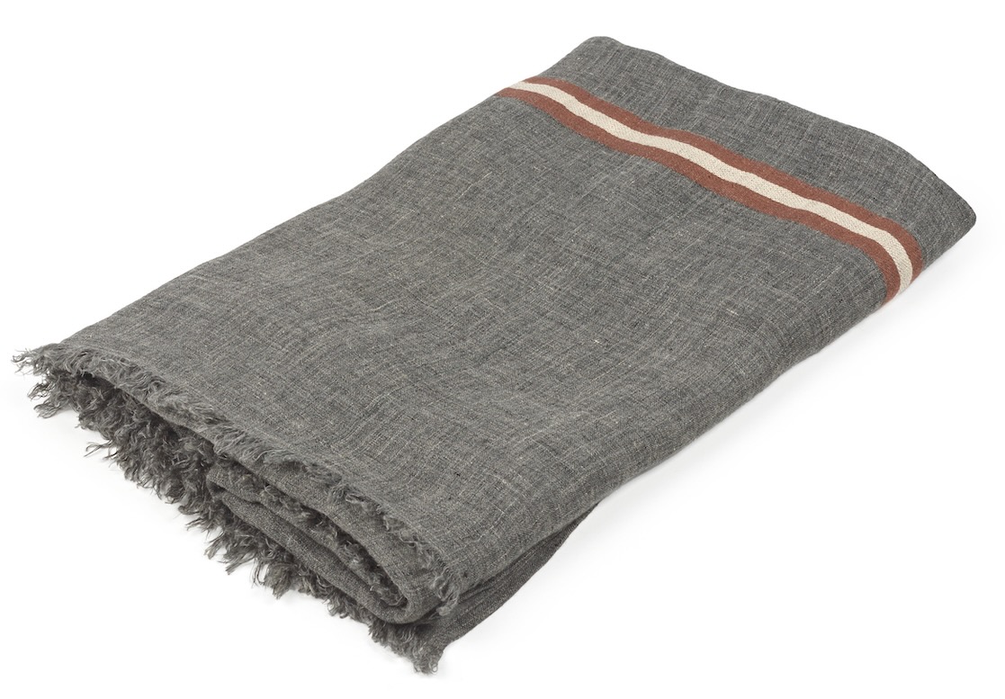 Libeco Plaid Arlo grau/braun/schwarz/offwhite