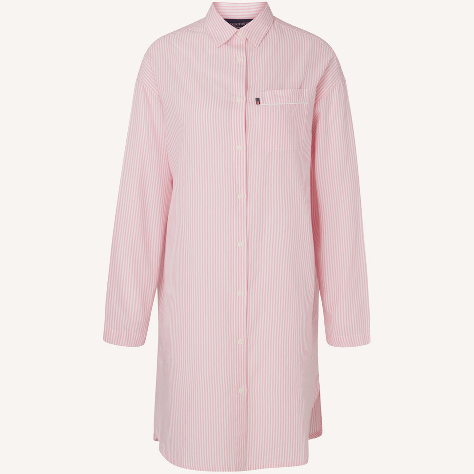 Lexington Nightshirt Luna rosa/weiß