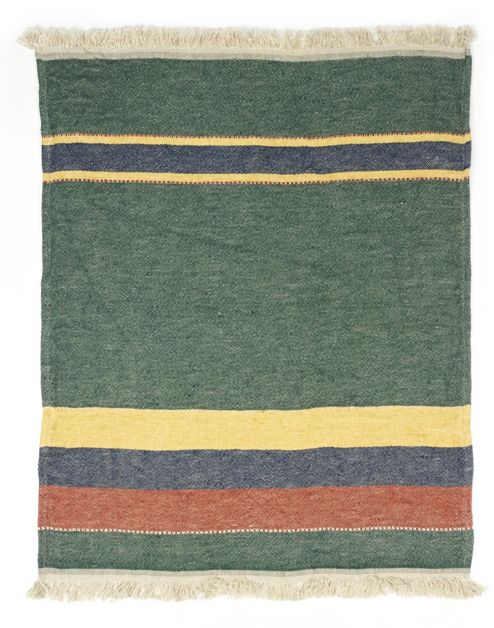 Libeco Leinenplaid Spruce grün/blau/gelb/rot