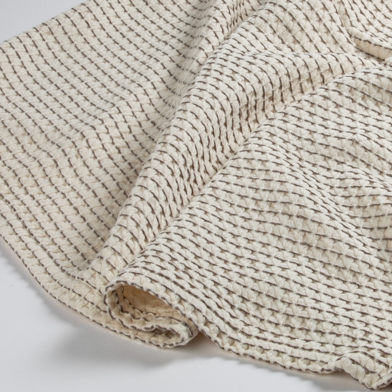 Evelyn Kahle Plaid Reno ecrue/braun