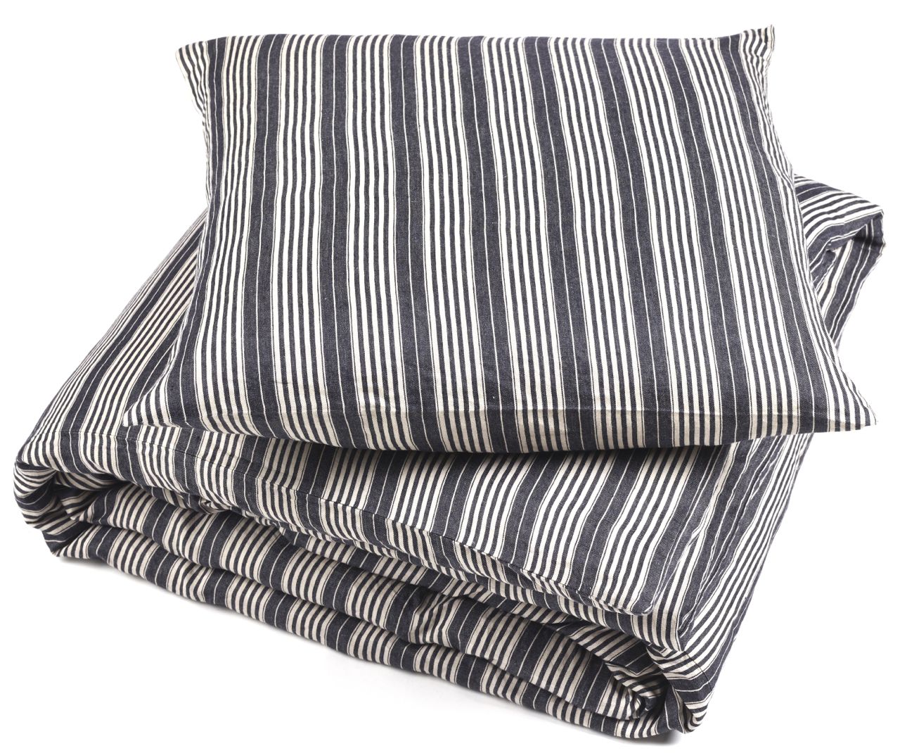 Libeco Bettwäsche Tack Stripe anthrazit/natur