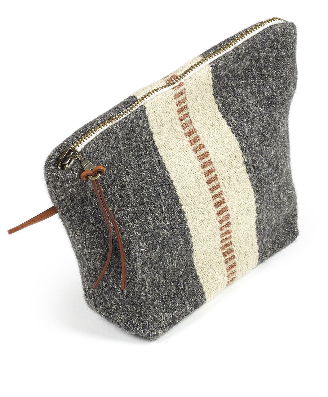 Libeco Tasche Luc grau/weiß/kupfer