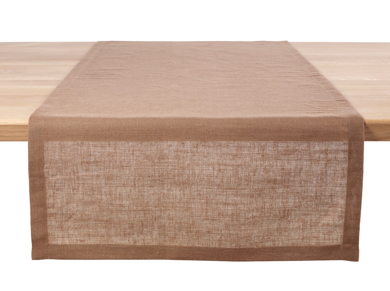 Libeco Tischläufer Polylin braun 51x144 cm Libeco Tischläufer Polylin braun 51x144 cm