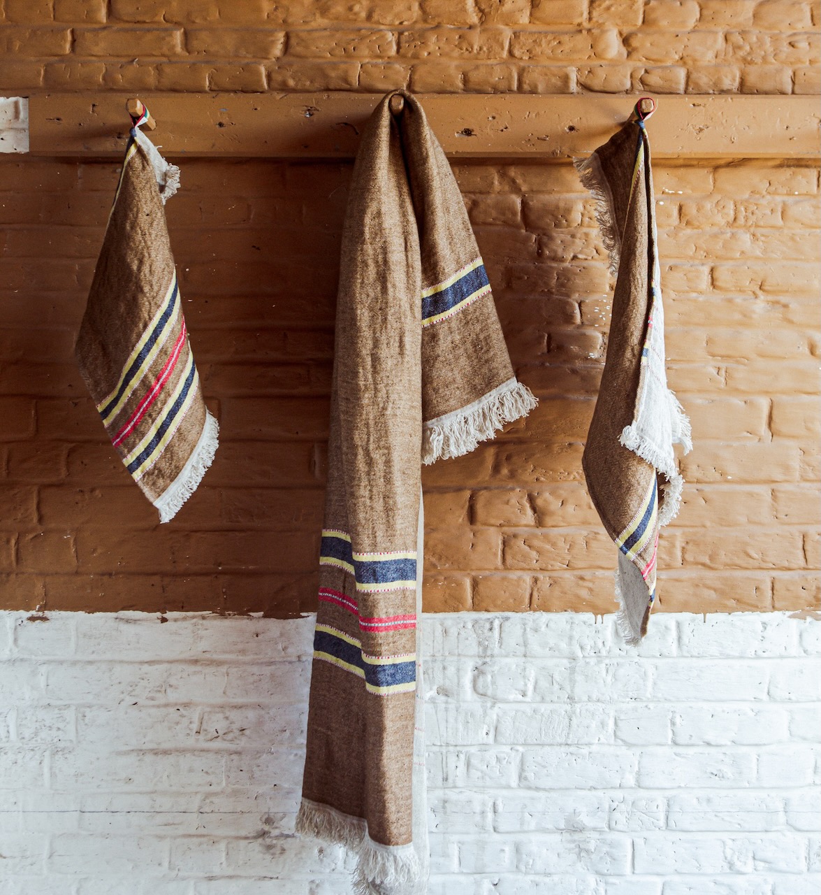 Libeco Tischset Camp Stripe cognac/blau/gelb/rot Libeco Tischset Camp Stripe cognac/blau/gelb/rot