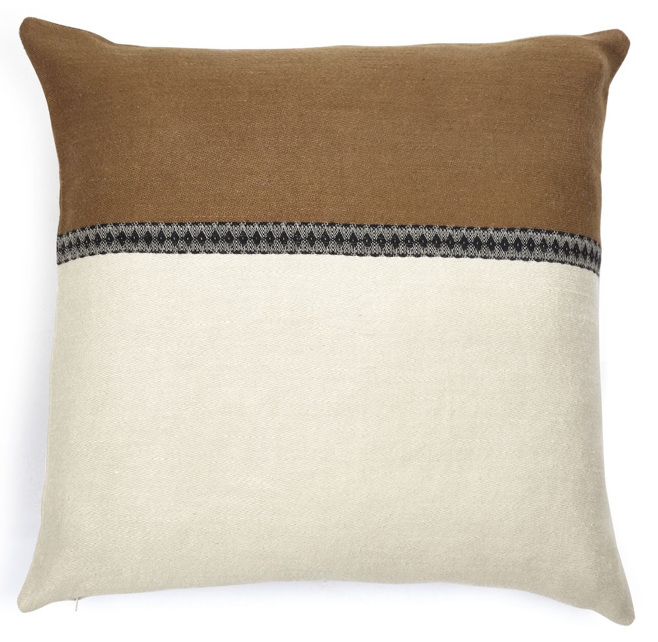 Libeco Kissenbezug Etienne natur/braun/schwarz Libeco Kissenbezug Etienne natur/braun/schwarz