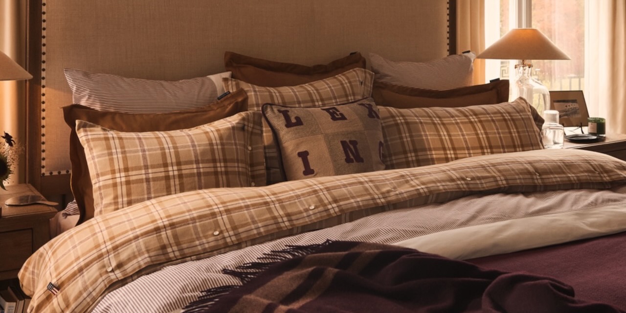 Lexington BW Flanell Karo beige 640