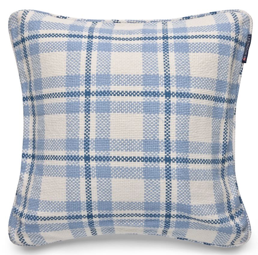 Lexington Kissenbezug Check blau/weiß Lexington Kissenbezug Check blau/weiß
