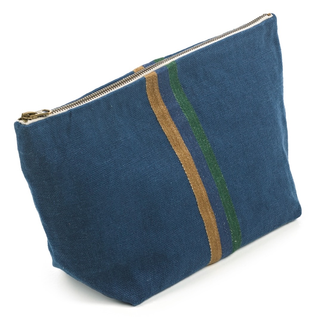 Libeco Kosmetiktasche Max indigo/ingwer/grün