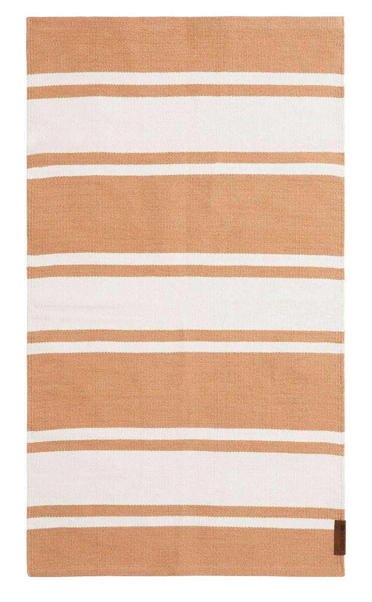 Lexington Teppich Streifen beige/weiß