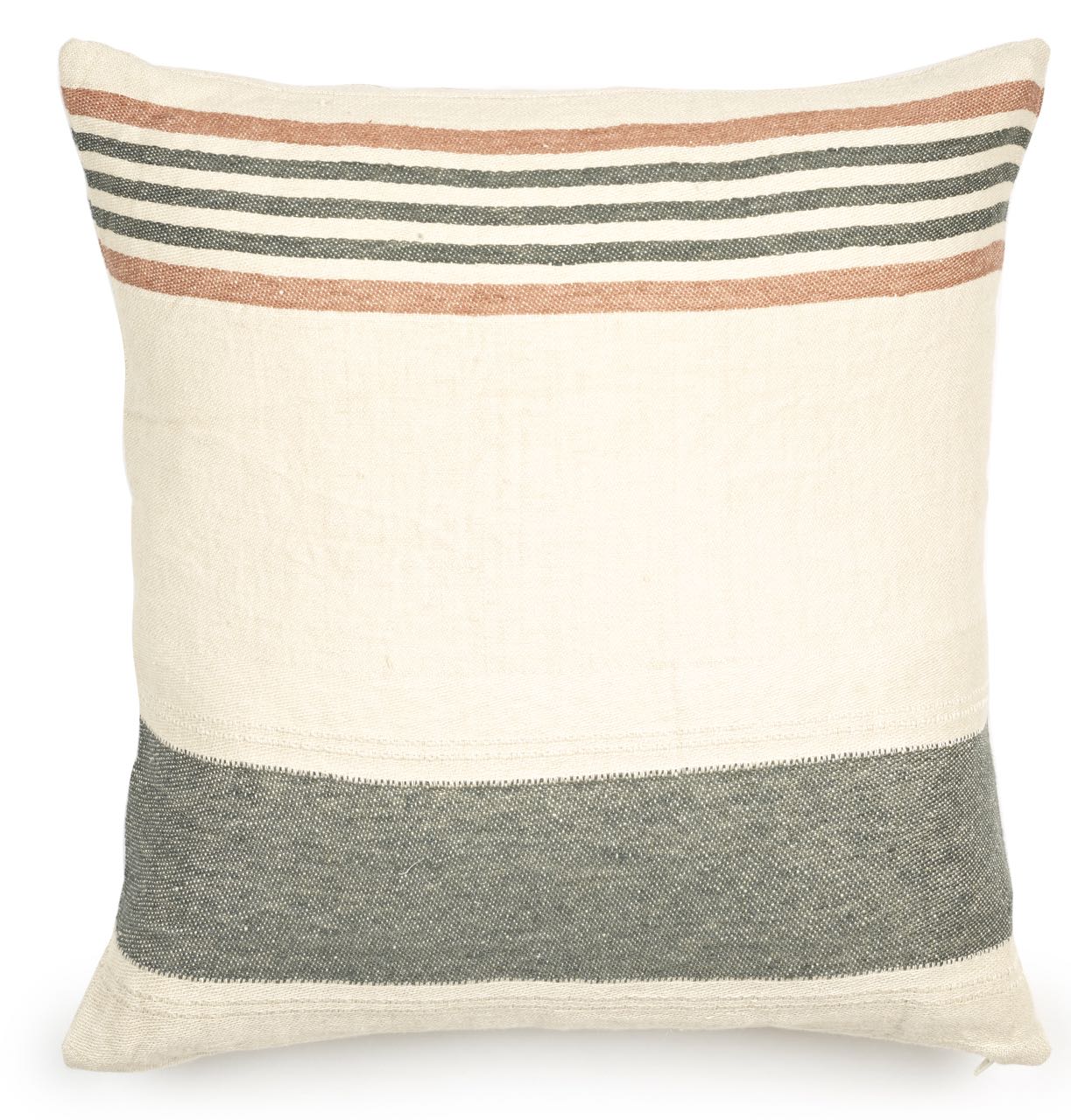 Libeco Kissenbezug Laguna Verde natur/grün/braun Libeco Kissenbezug Laguna Verde natur/grün/braun