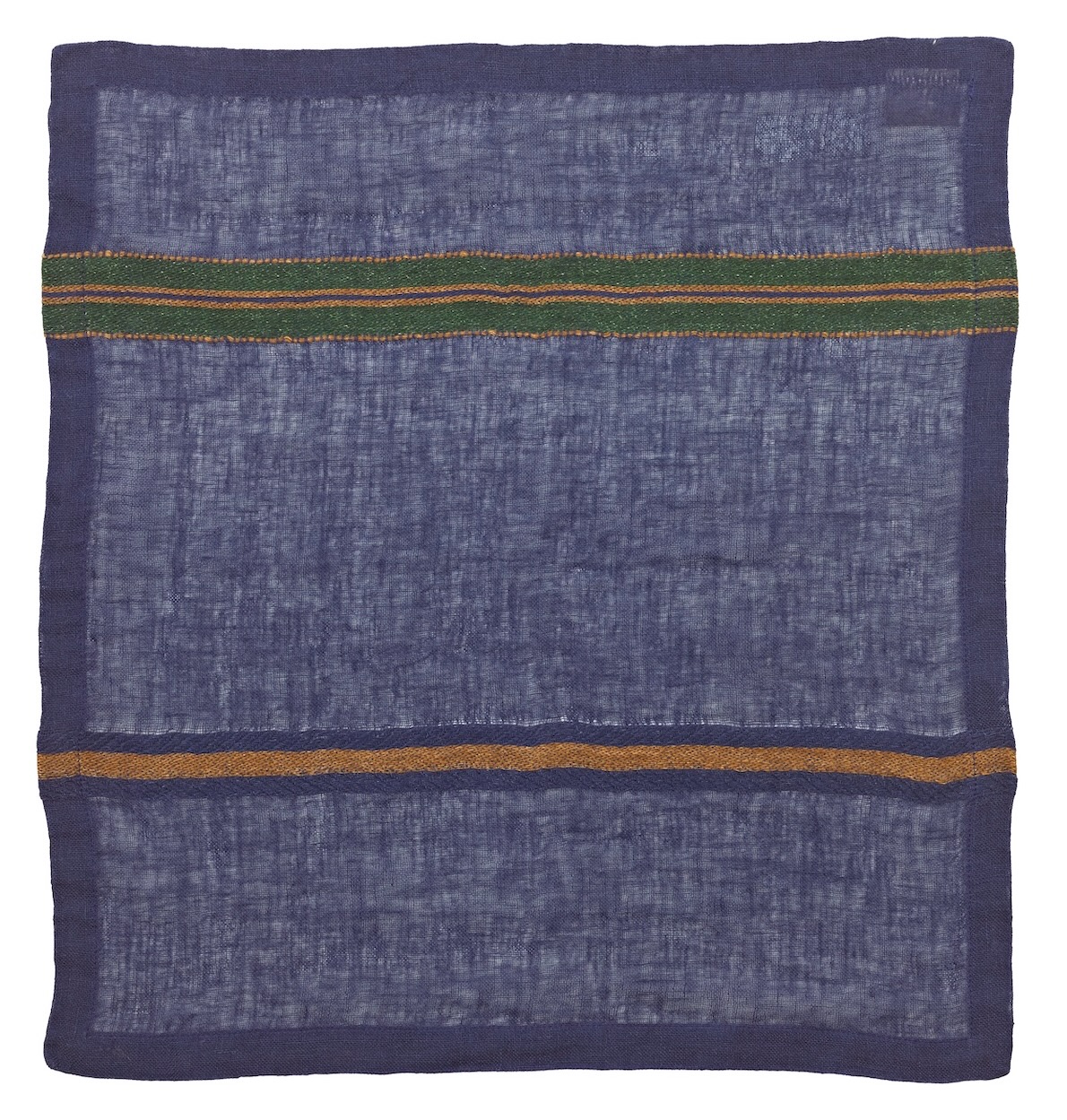 Libeco Serviette Gia indigo/ingwer/grün