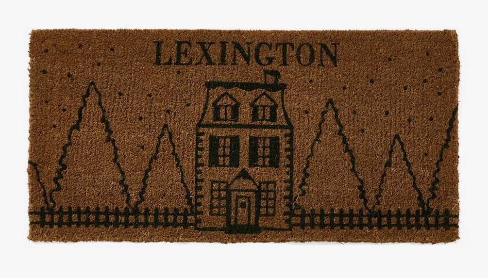 Lexington Fussmatte Haus natur/dunkelgrün