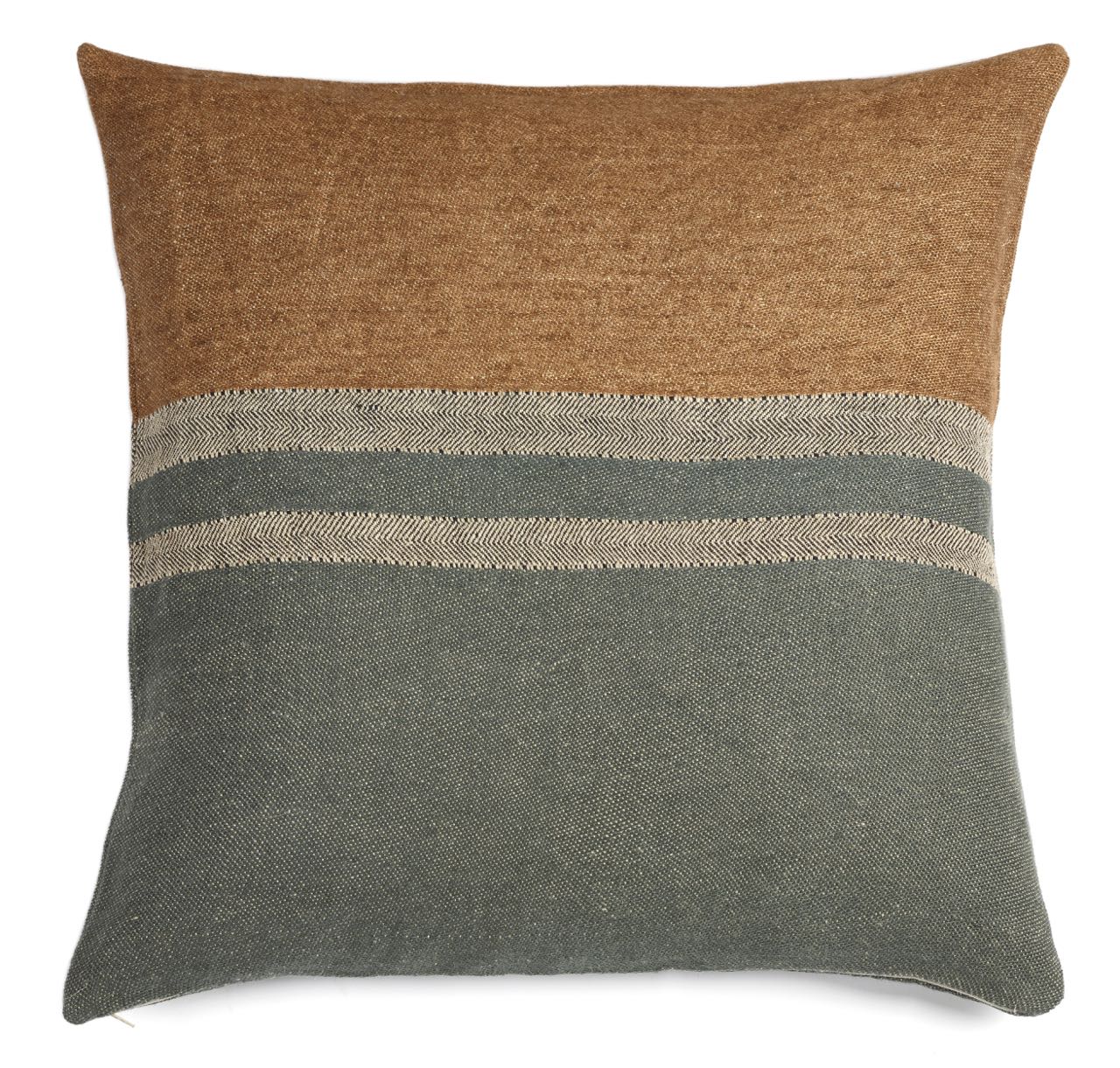 Libeco Kissenbezug Alouette grün/braun/natur Libeco Kissenbezug Alouette grün/braun/natur