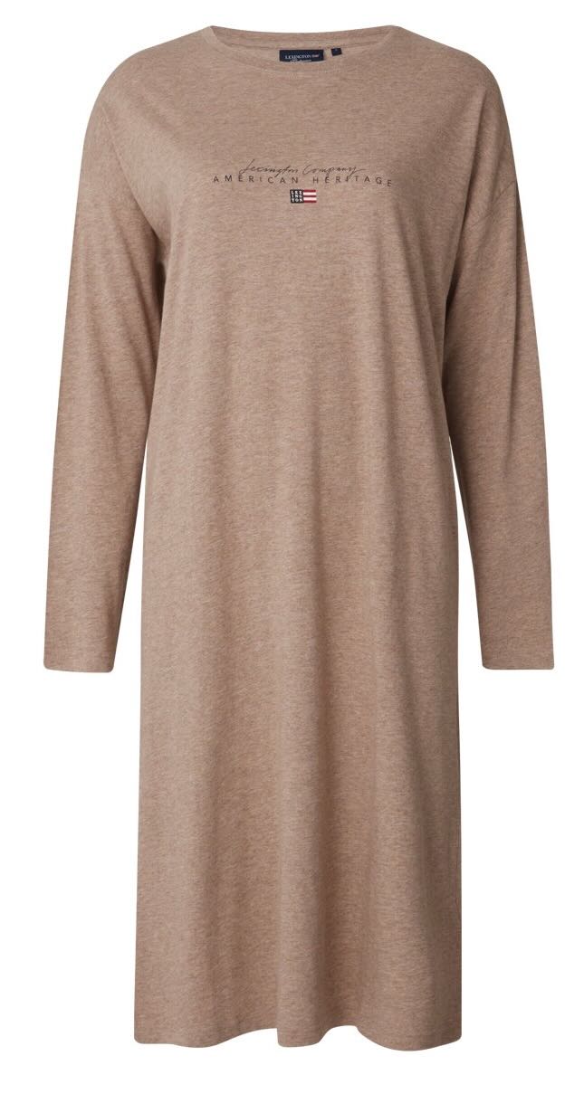 Lexington Nachthemd Angelica braun melange M Lexington Nachthemd Angelica braun melange M