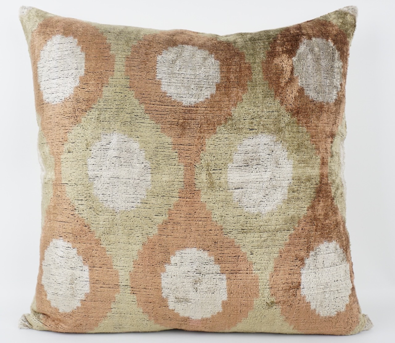 Kissenbezug Seide Ornamente braun/beige/taupe 50x50 cm Kissenbezug Seide Ornamente braun/beige/taupe 50x50 cm