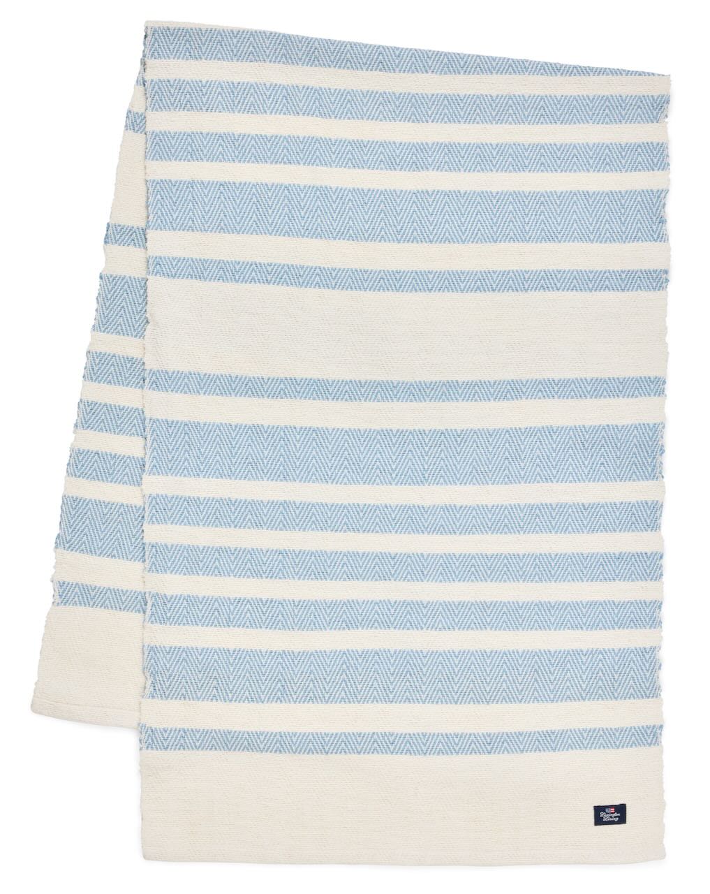 Lexington Tischläufer Fischgrät Streifen blau/offwhite Lexington Tischläufer Fischgrät Streifen blau/offwhite