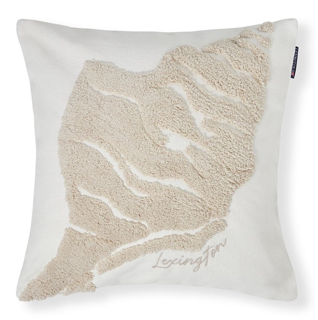 Lexington Kissenbezug Shell weiß/beige 50x50 cm
