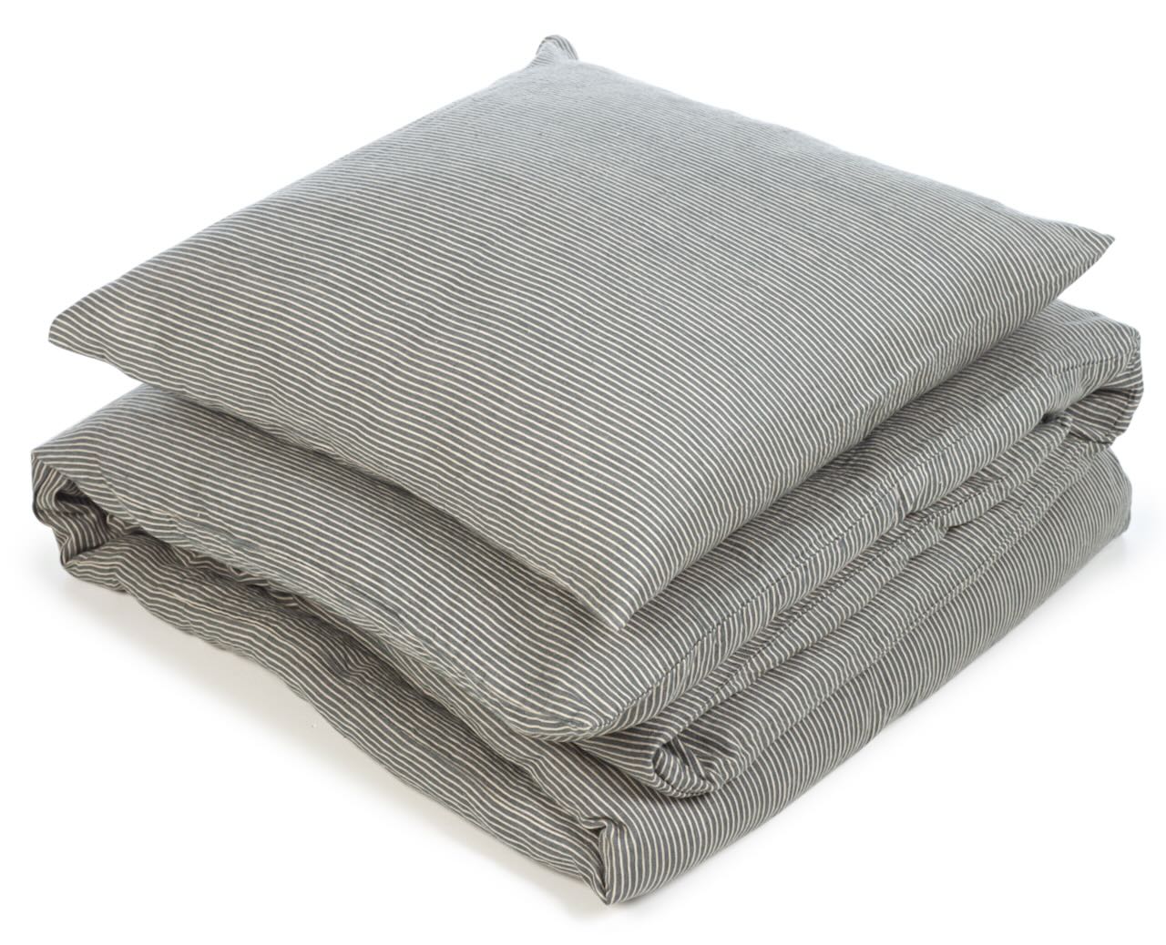 Libeco Bettwäsche Sailors Stripe grün-grau/natur