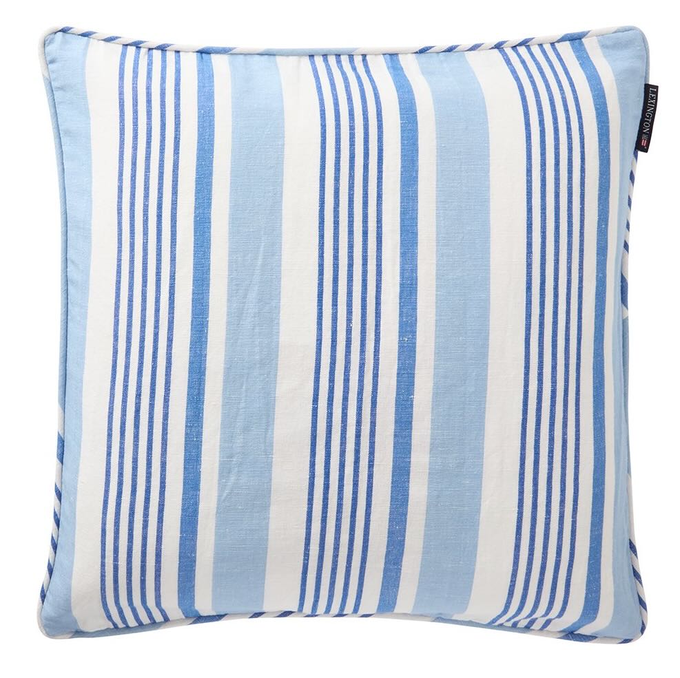 Lexington Kissenbezug Streifen blau/weiß Lexington Kissenbezug Streifen blau/weiß