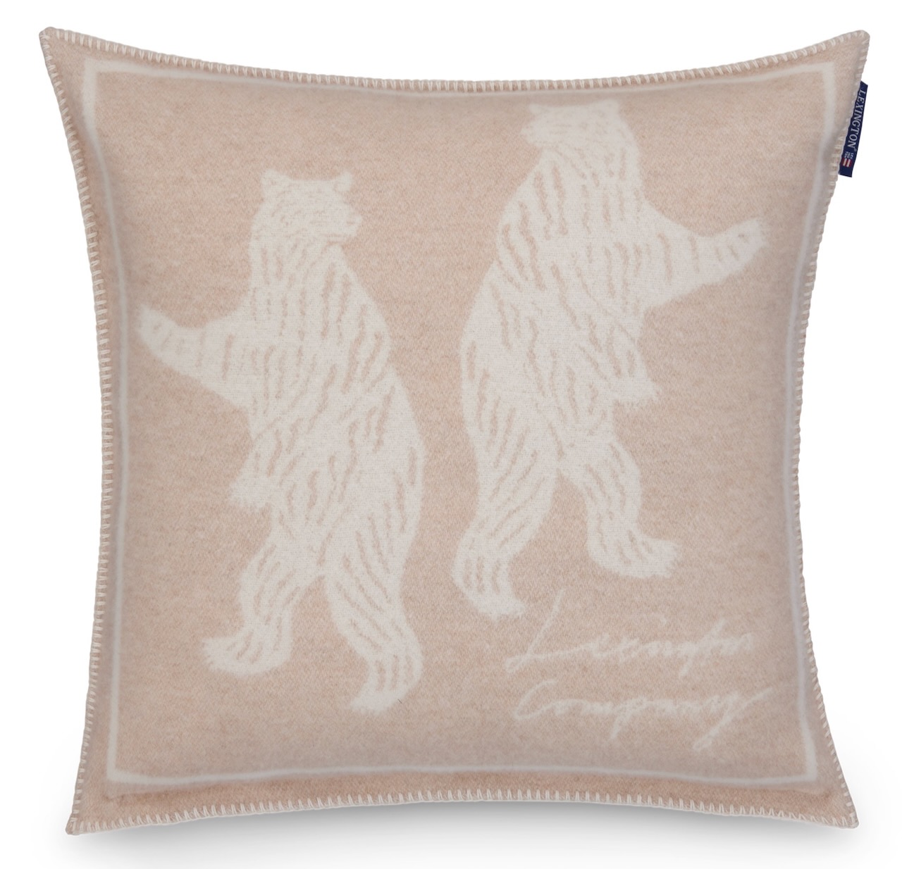 Lexington Kissenbezug Bären beige/weiß