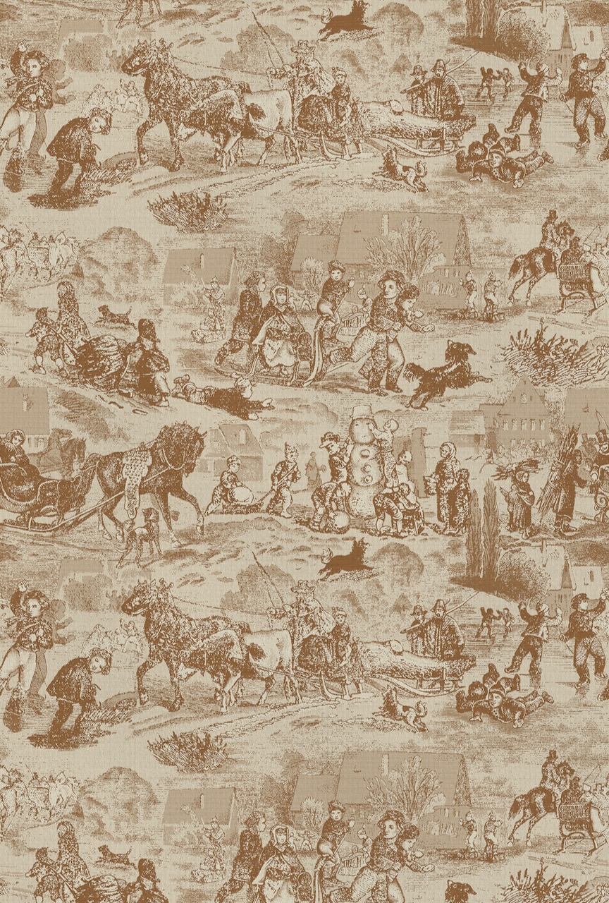 Leitner Leinen Bettwäsche Toile-des-Alpes caramel 135x200 cm
