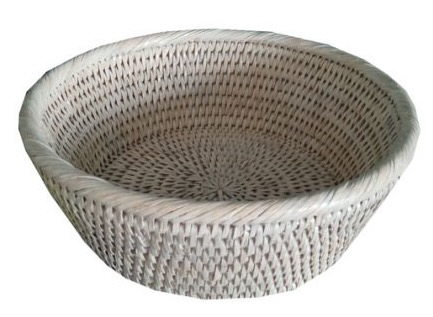Korb rund Togo weiß Korb rund Togo weiß
