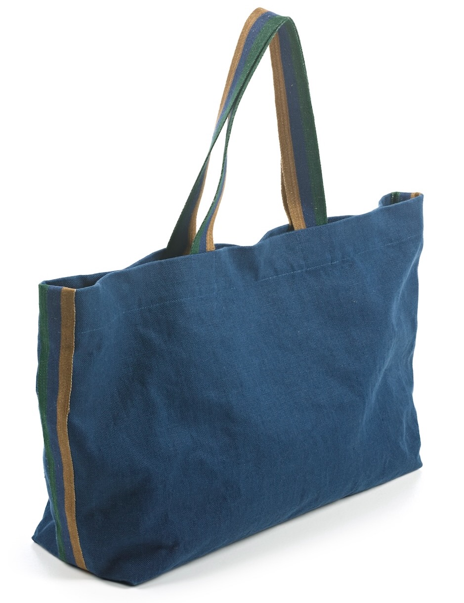 Libeco Schutertasche Max indigo/ingwer/grün