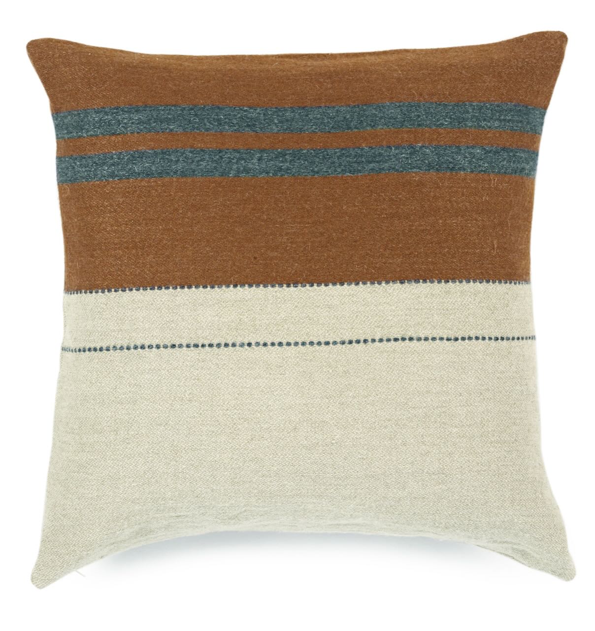 Libeco Kissenbezug Highland Smoke natur/braun/grau