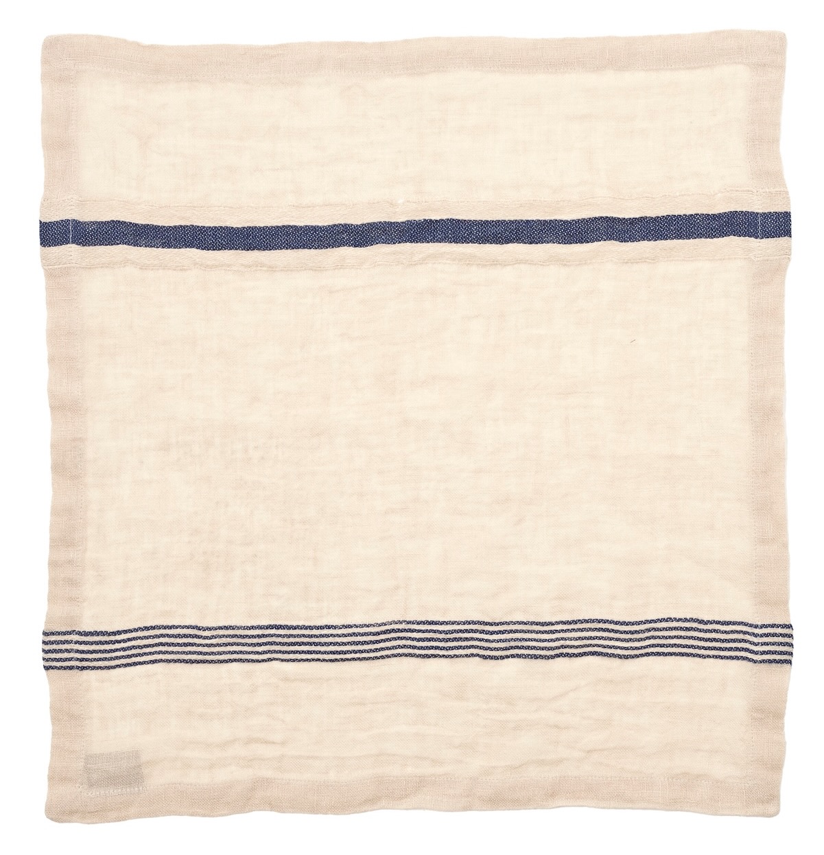 Libeco Serviette Andros ecrue/indigo