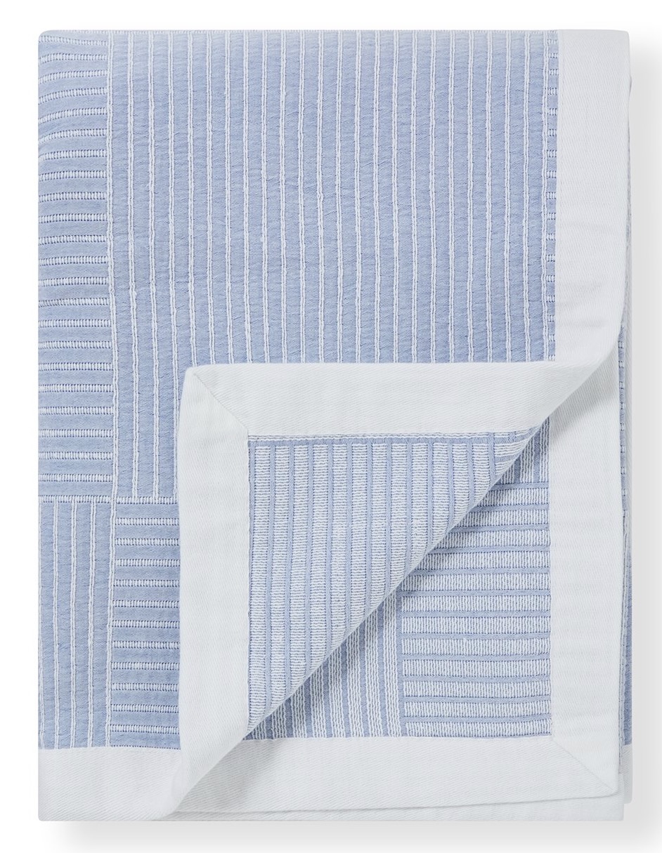 Lexington Tagesdecke Jaquard Karo blau/weiß Lexington Tagesdecke Jaquard Karo blau/weiß