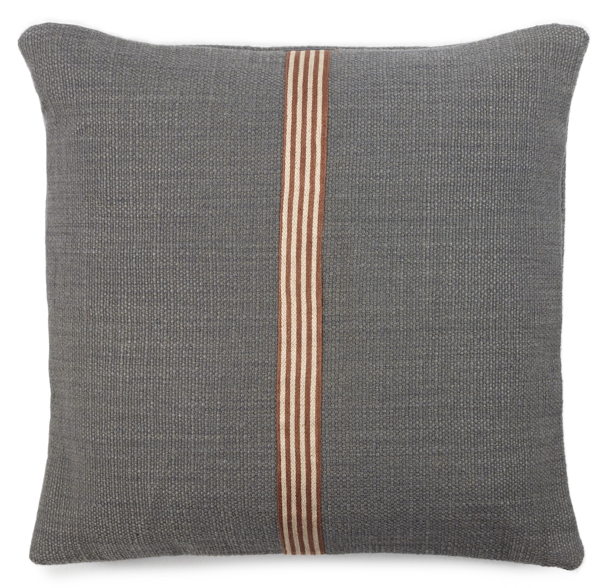 Libeco Kissenbezug Jasper charcoal stripe