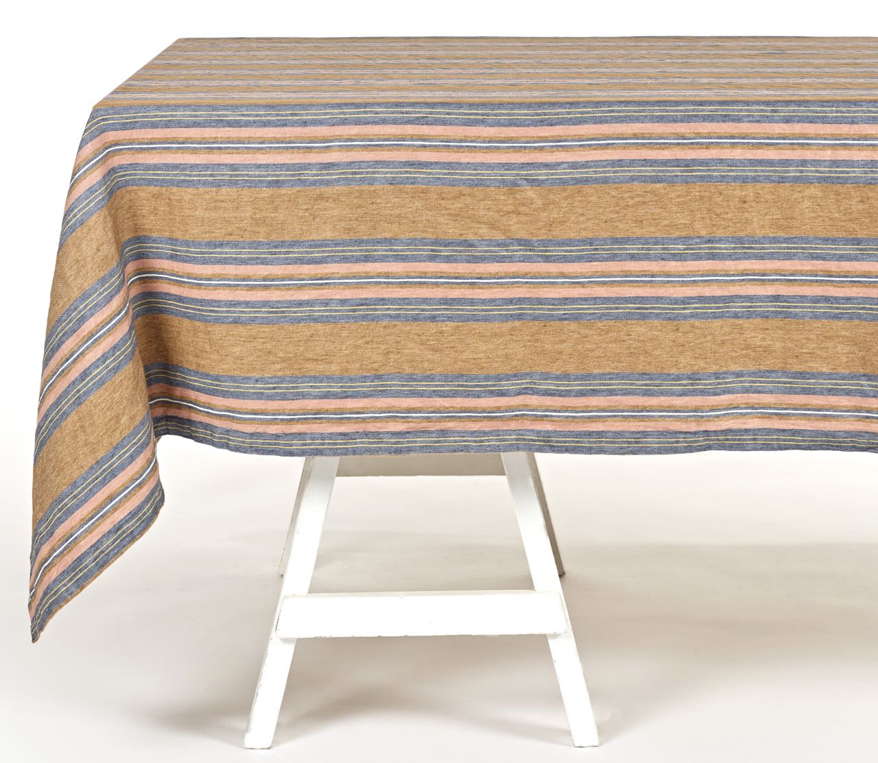 Libeco Tischdecke Olympia braun/marine/rosa/sand Libeco Tischdecke Olympia braun/marine/rosa/sand